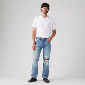 NWT $98 Levi's Premium 501 Original 100% Cotton Jeans Distressed Men Size 31x32